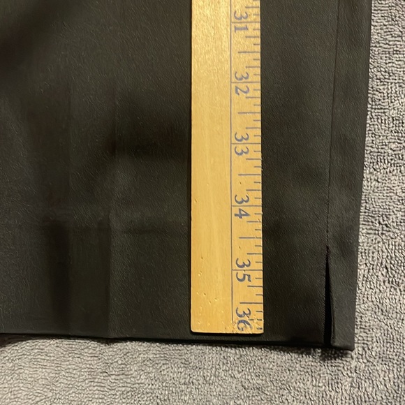 Talbots Women’s Curvy Black Satin-Look Dress Trousers. Size 12 Petite. - Picture 9 of 11